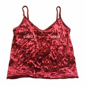 COPY (NEVER SOLD) - Velvet Red Cami